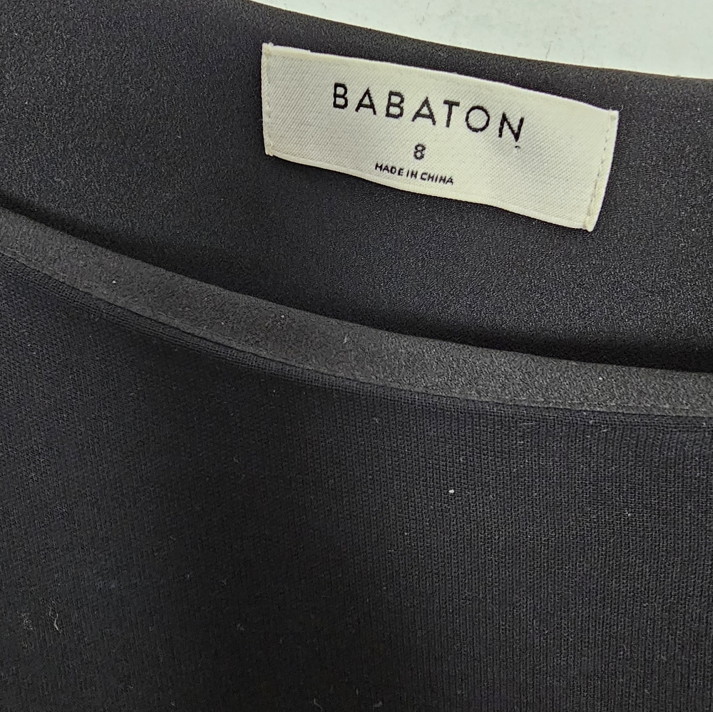 Aritzia Babaton Mauricio Slip Black Mini Dress Size 8 - Picture 9 of 9
